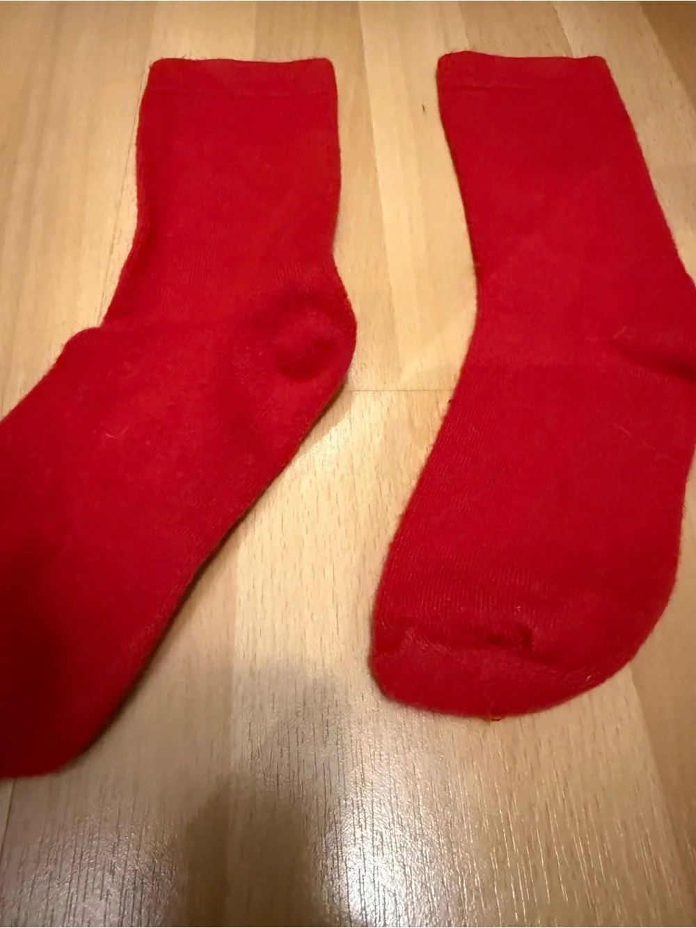 J. Jill Bright Red Crew Socks